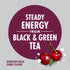 V8 11.5 oz (12 Pack) +Energy Sparkling Black Cherry Juice Energy Drink, fl Can