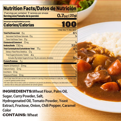 Store 12-Spice 100% 5.3oz (150g) Authentic Japanese Curry Roux Powder Medium Hot, Blend Sauce Mix, Plant-Based & Vegan