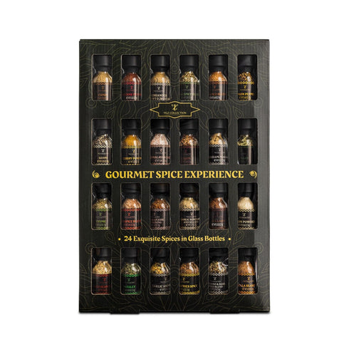 TILZ COLLECTION Set -24 Spice Gift Gourmet Spices For Cooking, Grilling, Rubs, Mixed Spice, Herbs, Spices & Seasonings