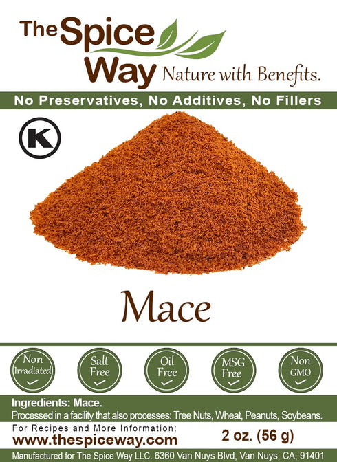 The Spice Way Ground Mace, 2 oz, Pure Mace Powder