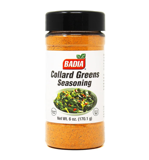 Badia Collard Greens Seasoning 6 oz Savory Southern Spice Blend for Greens,