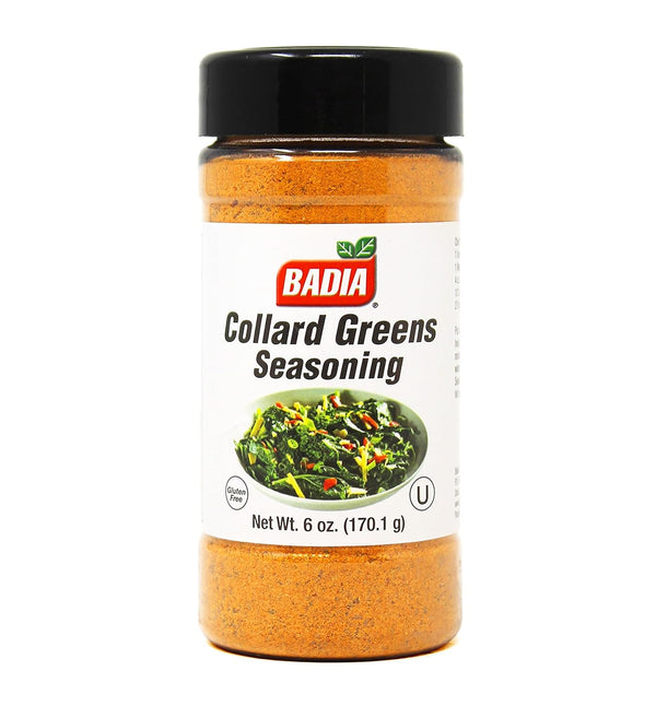 Badia Collard Greens Seasoning 6 oz Savory Southern Spice Blend for Greens,