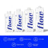 100% Alkaline,1L (Pack 6) Flow Alkaline Spring Water, Naturally