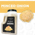 4 lb. 4 LB (1.81kg) Fresh Finest Minced Onions Bulk Dehydrated Onions, Kosher Certified, Non-GM Best for Vegetables