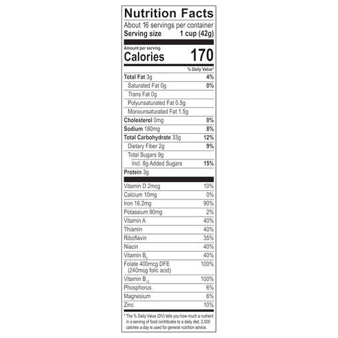 23 (Pack 2) Honey Bunches of Oats with Almonds, Heart Healthy, Low Fat, made with Whole Grain Cereal, Ounce