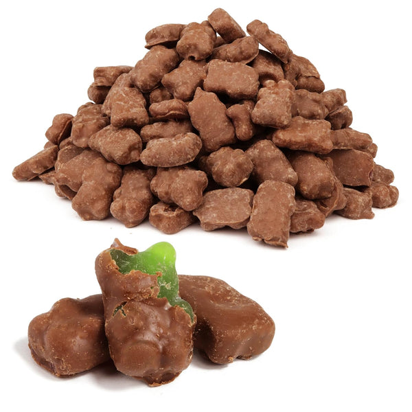 Bulk Muddy Bears Candy, Milk Chocolate Covered Gummies, Great Goodie Bag Fillers