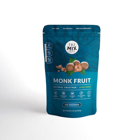 The Mix Superfoods, Monk Fruit PURE, NO erythritol, NO artificial, JUST monk