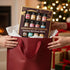 Set 16-Pack Hot Chocolate Mix Gift - Ultimate Gourmet Hot Cocoa Sampler Box with Caramel, Vanilla, Peppermint, Toasted