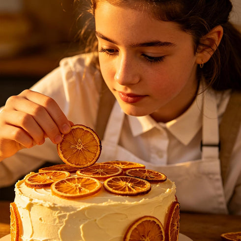 100% 8.82oz/250g Dried Orange Slices Dehydrated Orange Slices Citrus Wheels For Cocktails Baking Slow Cookers Fruit Tea