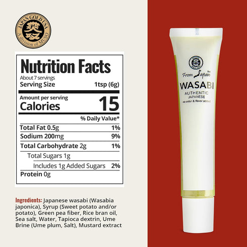 Muso from Japan - Real Wasabi, Authentic Flavor, Vegan and Gluten-Free - 1.52 Ounce