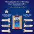 100% (8oz) PREMIUM PLANTATION BLUE TRADITION CLASS EXPERIENCE Blue Mountain Coffee, Dark Roast, Ground, Jamaican Coffee