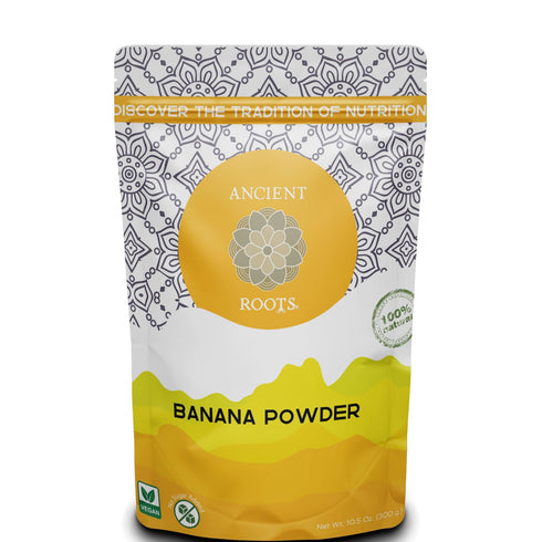 Ancient Roots Banana Powder - 100% Pure & Natural, Non-GMO, Gluten-Free, No