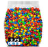 Generic Milk Chocolate Candy with Colorful Shell Coating in Resealable Storage Jar, Bulk