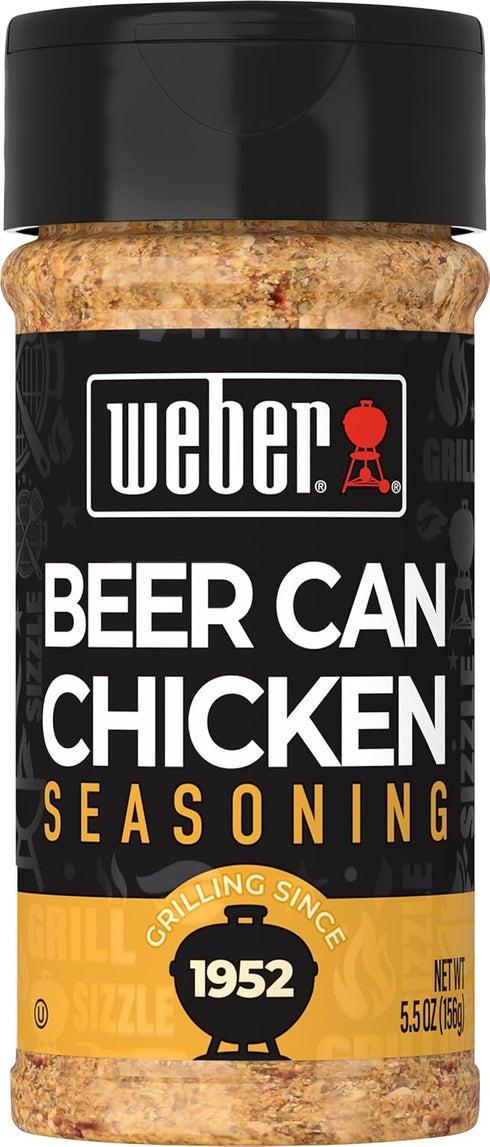 Weber Beer Can Chicken Seasoning, 5.5 oz (Pack of 6)