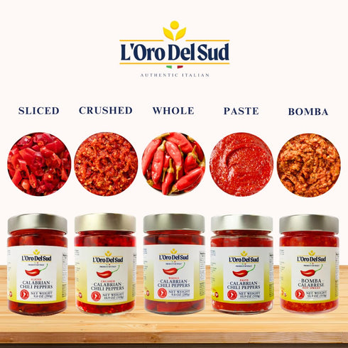 9.8 oz (280 Packed Crushed Calabrian Chili Peppers Paste, g) Spread, Chopped, Grown and in Calabria Italy, Authentic