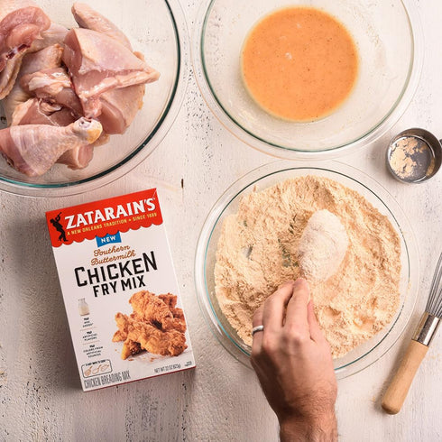 9 oz (Pack 4) Zatarain's Southern Buttermilk Chicken Fry Mix