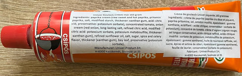 Goulash Cream Paste Hot, Univer Hungarian, 160 grams