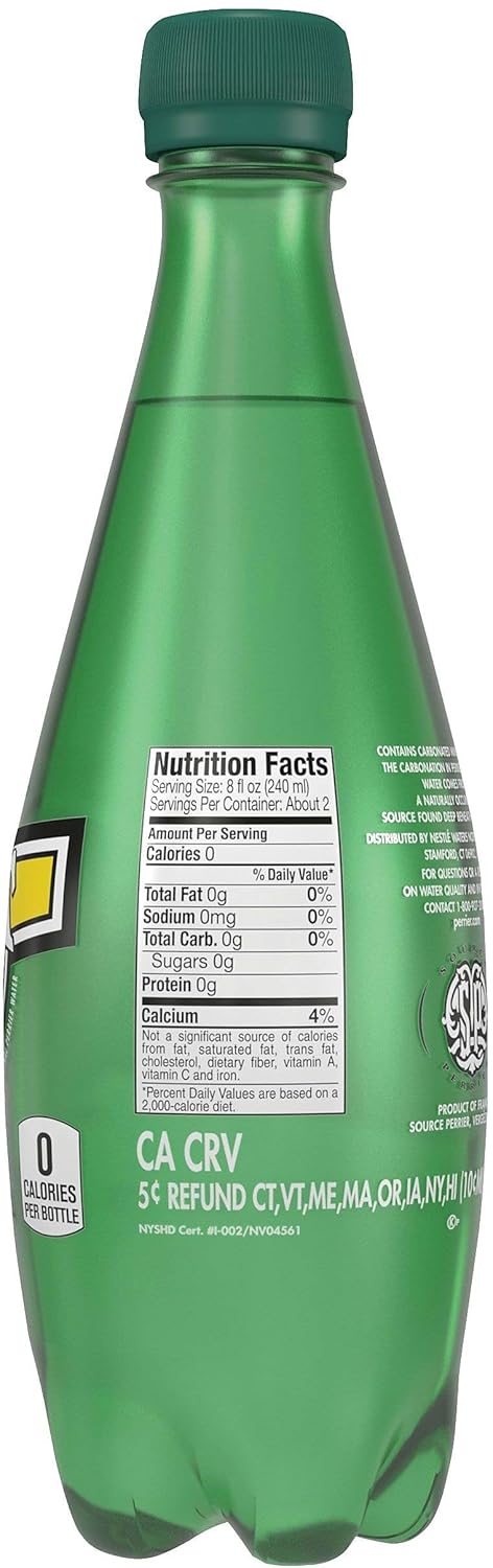 .5 24/CT, Perrier Mineral Water, Liter, Portable Plastic Bottles, GN