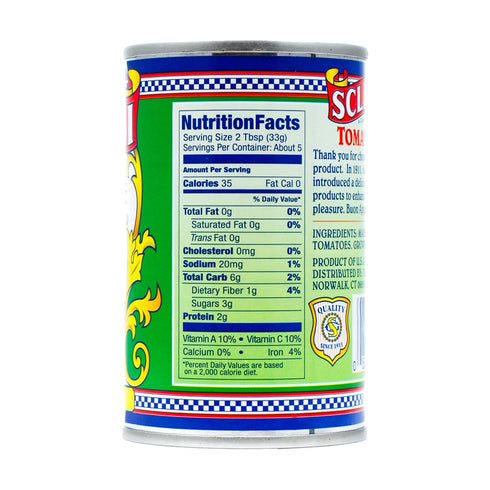 Gus Sclafani Fine Italian Imports 6 oz (12 Pack) Tomato Paste nt wt ea