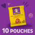 10 7 oz Annie's Organic Bees, Bugs, and Butterflies Fruit Flavored Snacks, Pouches