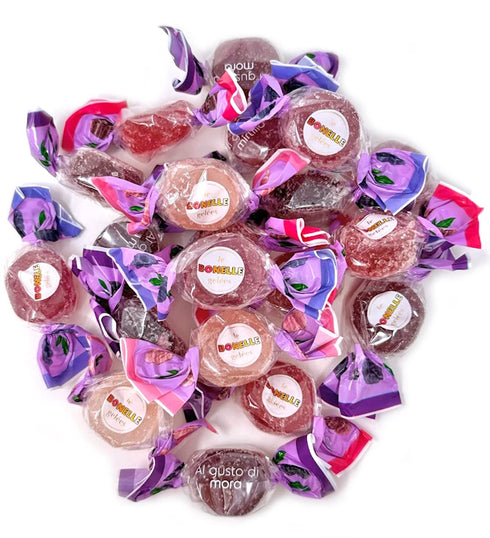 3 SweetGourmet Forest Berries Bonelle Jellies, Soft Fruit Jelly Candy, Blackberry Gooseberry Blueberry Raspberry