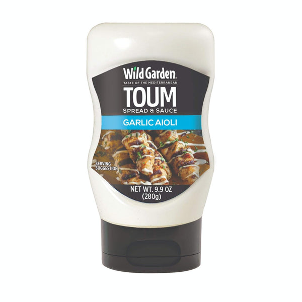 Wild Garden Easy Squeeze, Garlic Aioli, Toum, Great on Chicken Kebobs, Shawarma