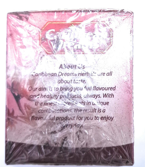 24 Caribbean Dreams Sorrel & Ginger Tea, Tea Bags, All Natural, Caffeine Free, Herbal Tea, White, (CD S&G)