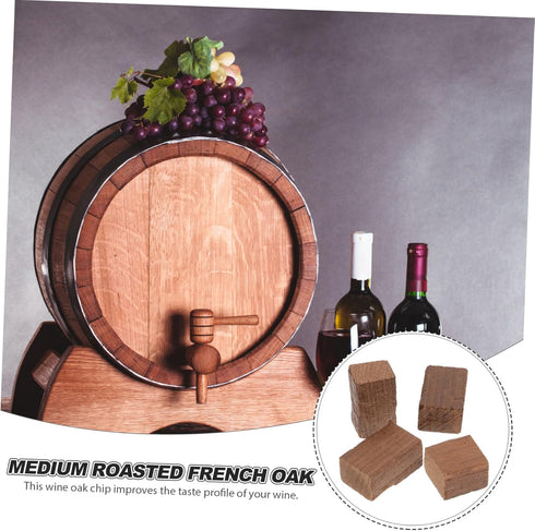 3-Pack Red Wine Brewing Oak Chips for Flavorful Home Winemaking