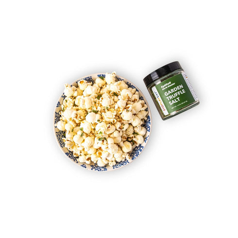 1.4 Oz Truffle Salt Blend with Garlic, Onion, Chives, Cilantro, Parsley, Sea Salt - Try on Popcorn, Eggs, Chicken