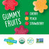Gummy 15ct YumEarth Holiday Organic Fruits Box Allergy Friendly Christmas Candy, Dye Free, Gluten Free, Non GMO Fruit