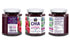 Pack 3, World of Chia Premium Chia Seeds Jam Variety - Strawberry, Raspberry & Blackberry Jams and Preserves - All