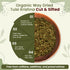 (1LBS 16Oz) Organic Way Tulsi/Holy Basil (Krishna) Cut & Sifted (Ocimum Tenuiflorum) - Herbal Tea | Organic & Kosher