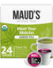Maud's Organic Matcha Green Tea Pods, 24 ct, Recyclable Single Serve Tea Pods Compatible with Keurig K Cups