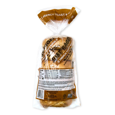 2 2 24 Just Bagels Mixed Bundle - Bags of French Toast & Bags of Cinnamon Raisin - Total Bagels Non-GMO