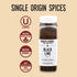 16oz Burlap & Barrel Ground Black Lime - Tart & Savory for Roasted Meats, Veggies, Stews, Kebabs Alternative to Makrut