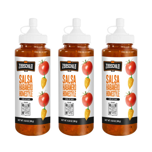 Zaaschila Mexican Sauce Habanero 9.35 oz (265g) 3pc pack