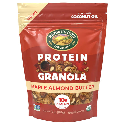Nature's Path Organic Maple Almond Butter Protein Granola, 10 Ounce (Pack of