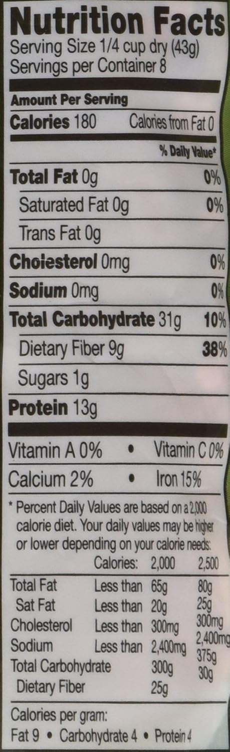 12 Nature's Earthly Choice Organic Lentil Trio, Ounce