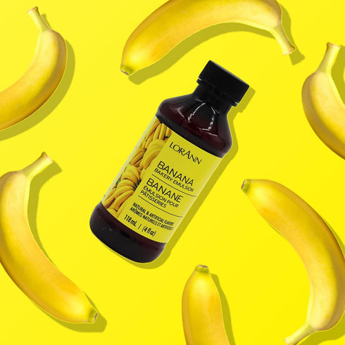 Lorann Oils True Banana Bakery Emulsion: Ideal for Cakes, Cookies & Desserts, Gluten-Free, Keto-Friendly
