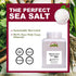 5 lb Himalayan Chef Coarse Grain Himalayan Sea Salt, Jar - Pure, Natural, Non-GMO, Kosher, Ideal for Cooking, Baking