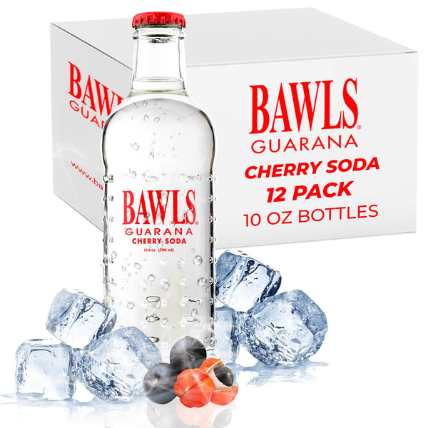 Bawls Guarana Cherry, Guarana Drink, Guarana Soda, Guarana Fueled Soda for Energy, High
