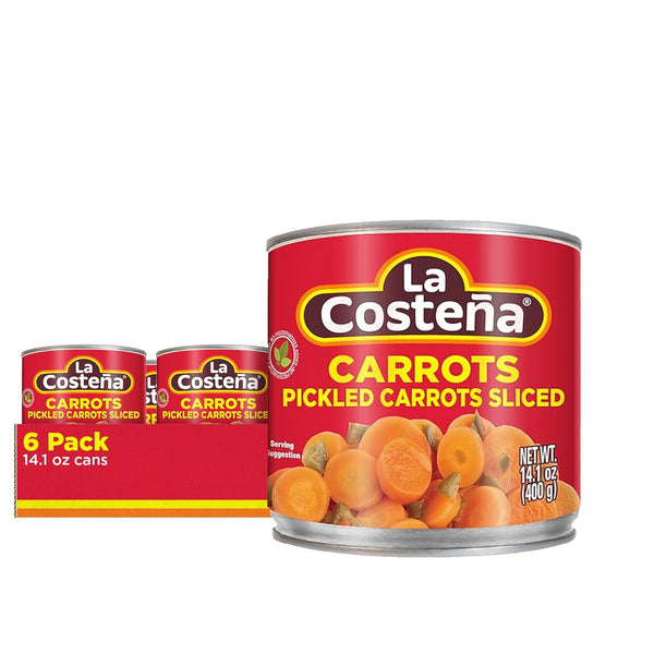 La Costea Sliced Pickled Carrots with Pickled Jalapenos - Sliced Carrots with
