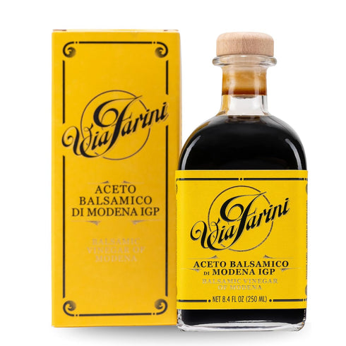 Via Farini Yellow Label Aceto Balsamico Di Modena IGP Aged Artisan Italian Balsamic Wine