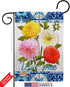 Breeze Decor Set 13 18.5 Dahlia Bouquet Garden Flag Wall Hanger Floral Sunflower Tulip Rose Orchid Lilies Season