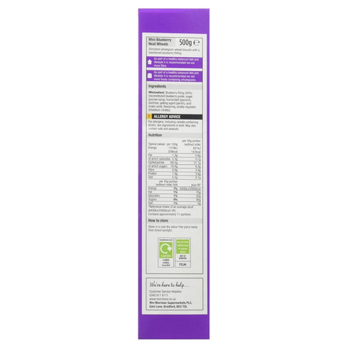 Morrisons 500g Mini Blueberry Wheats