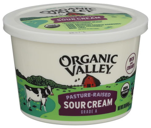 16 Oz Organic Valley Organic Regular Sour Cream