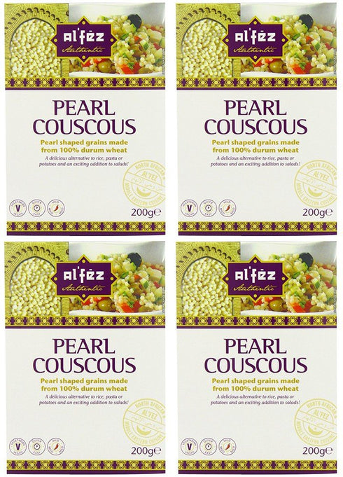 Al Fez (4 Pack) - - Pearl Couscous | 200g | 4 Pack Bundle