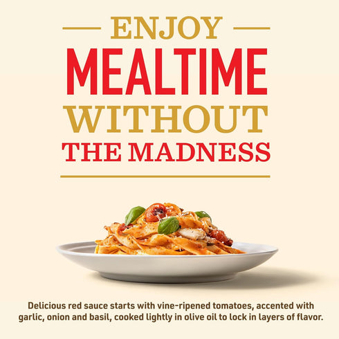 24 oz (Pack 6) Bertolli Pasta Sauce Five Cheese, Spaghetti Tomato Sauce