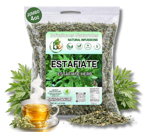 Estafiate Herbal Tea (4 oz) 100% Natural Mexican Mugwort (Artemisia ludoviciana) Traditional