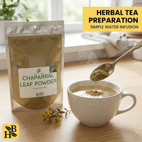4oz, Herb To Body Chaparral Leaf Powder Larrea Tridentata Dried Chaparral Plant Powder for Botanical Preparations